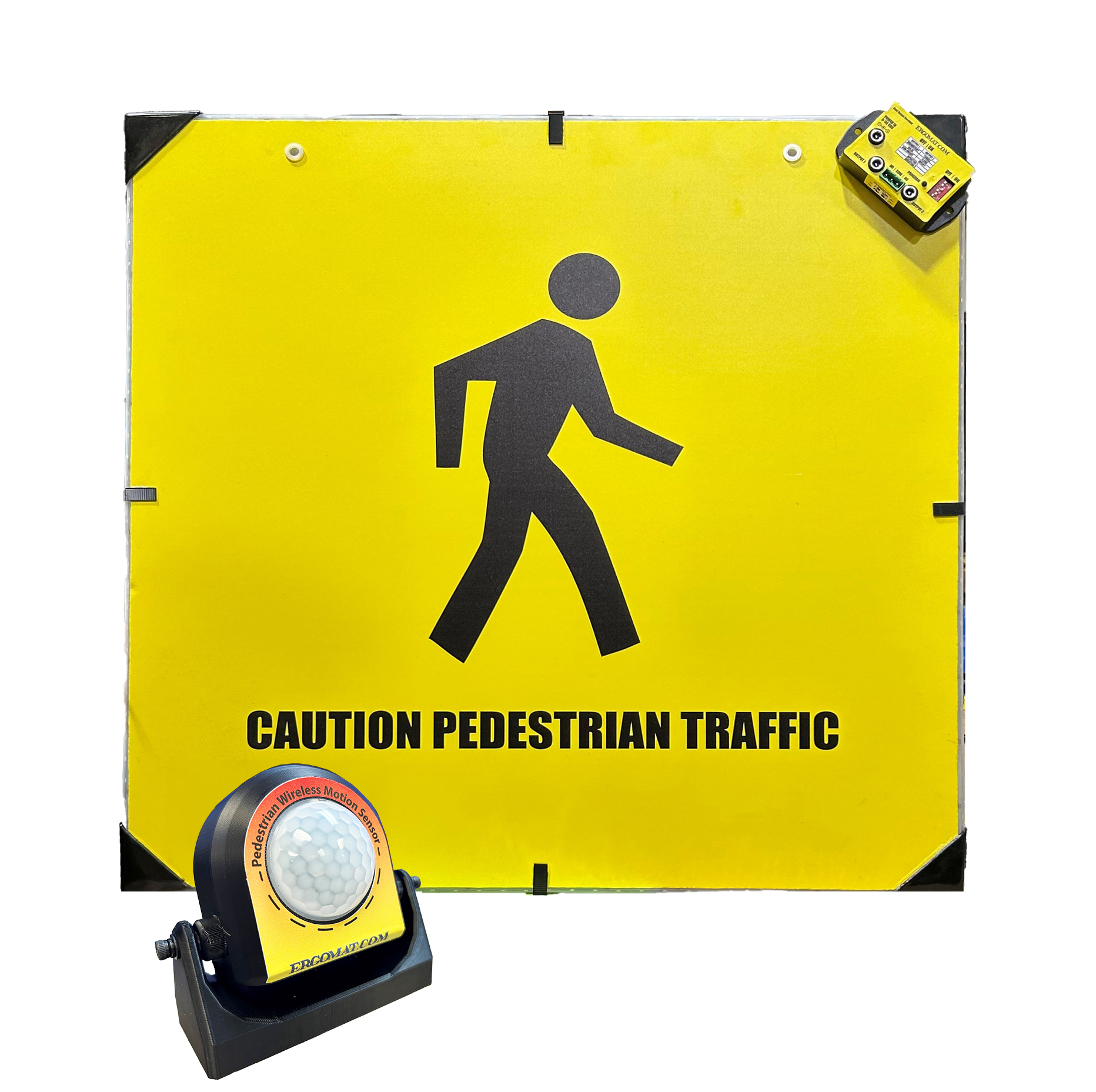 Double Sided Pedestrian Detection 60cm LED Sign Combo, Extended Life, No Power Drop - Image 2