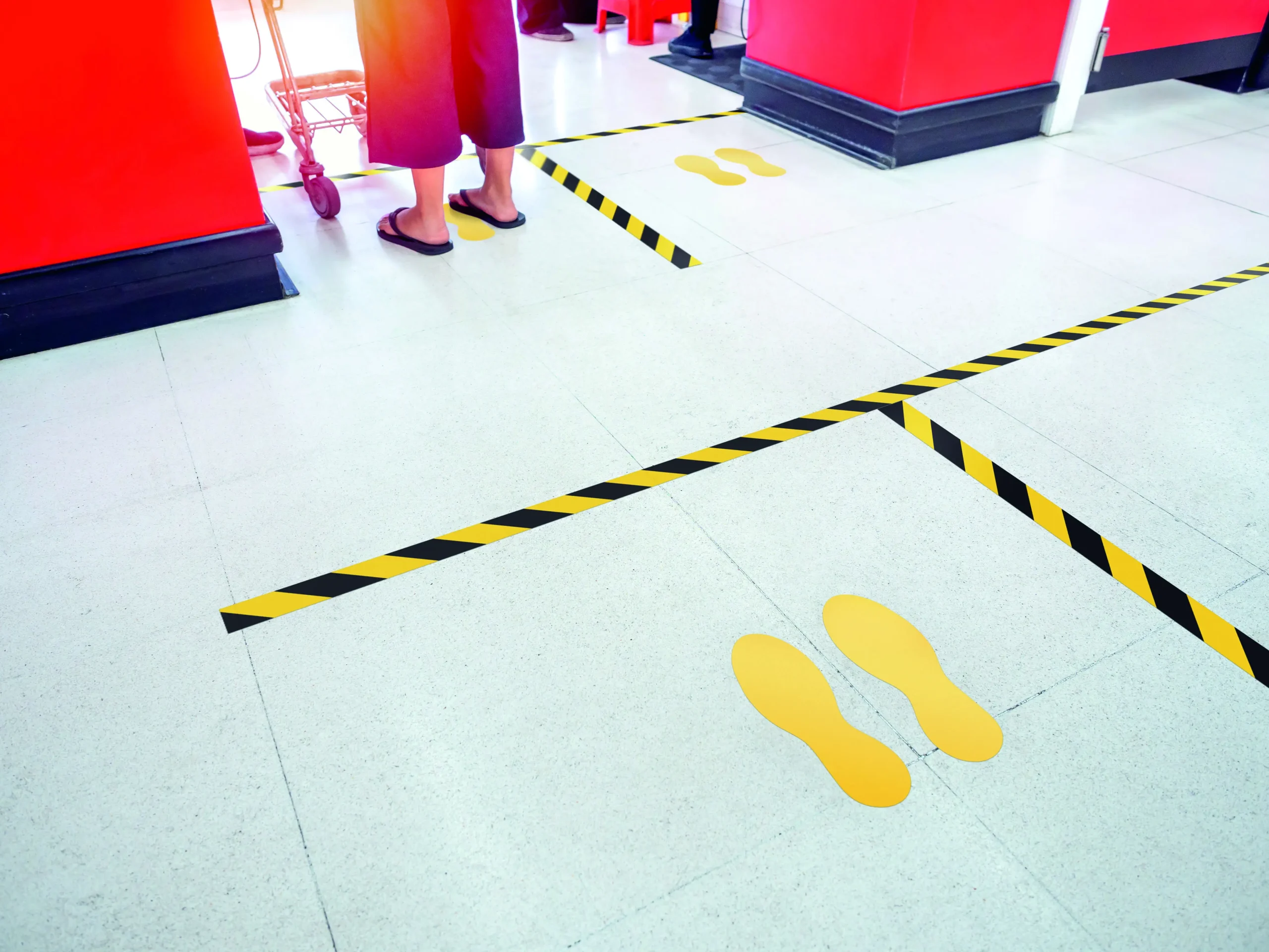 Floor marking shape: 'Foot' removable - Image 2